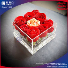 Fashionable Clear Acrylic Flower Display